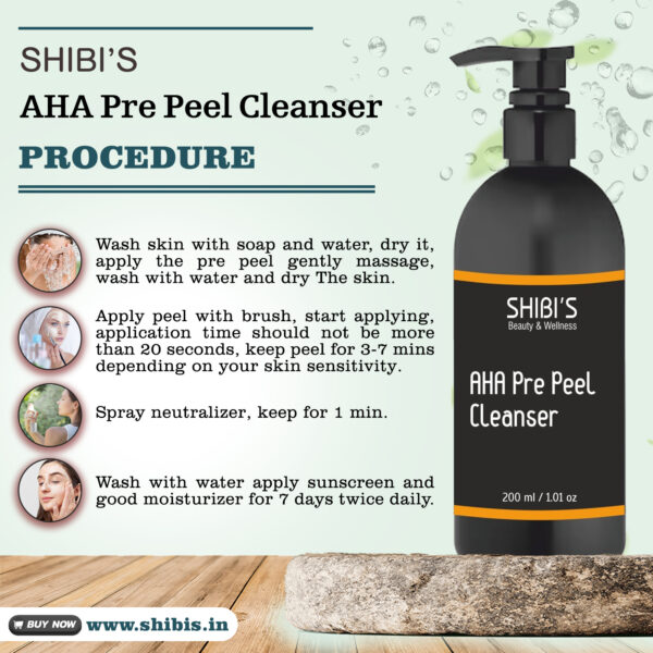 AHA Pre Peel Cleanser 200ml - Image 2