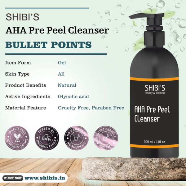 AHA  Pre Peel Cleanser - Image 3