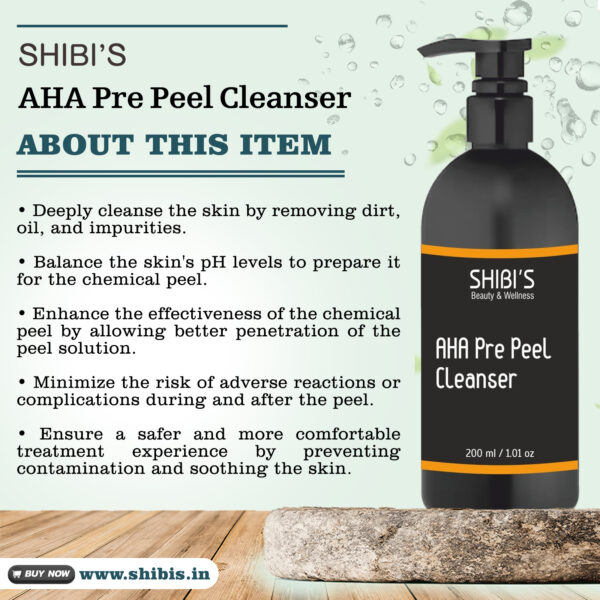 AHA Pre Peel Cleanser 200ml - Image 4
